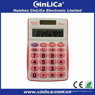 CA-310T calculadora de impuestos correcta de 10 dígitos rosa